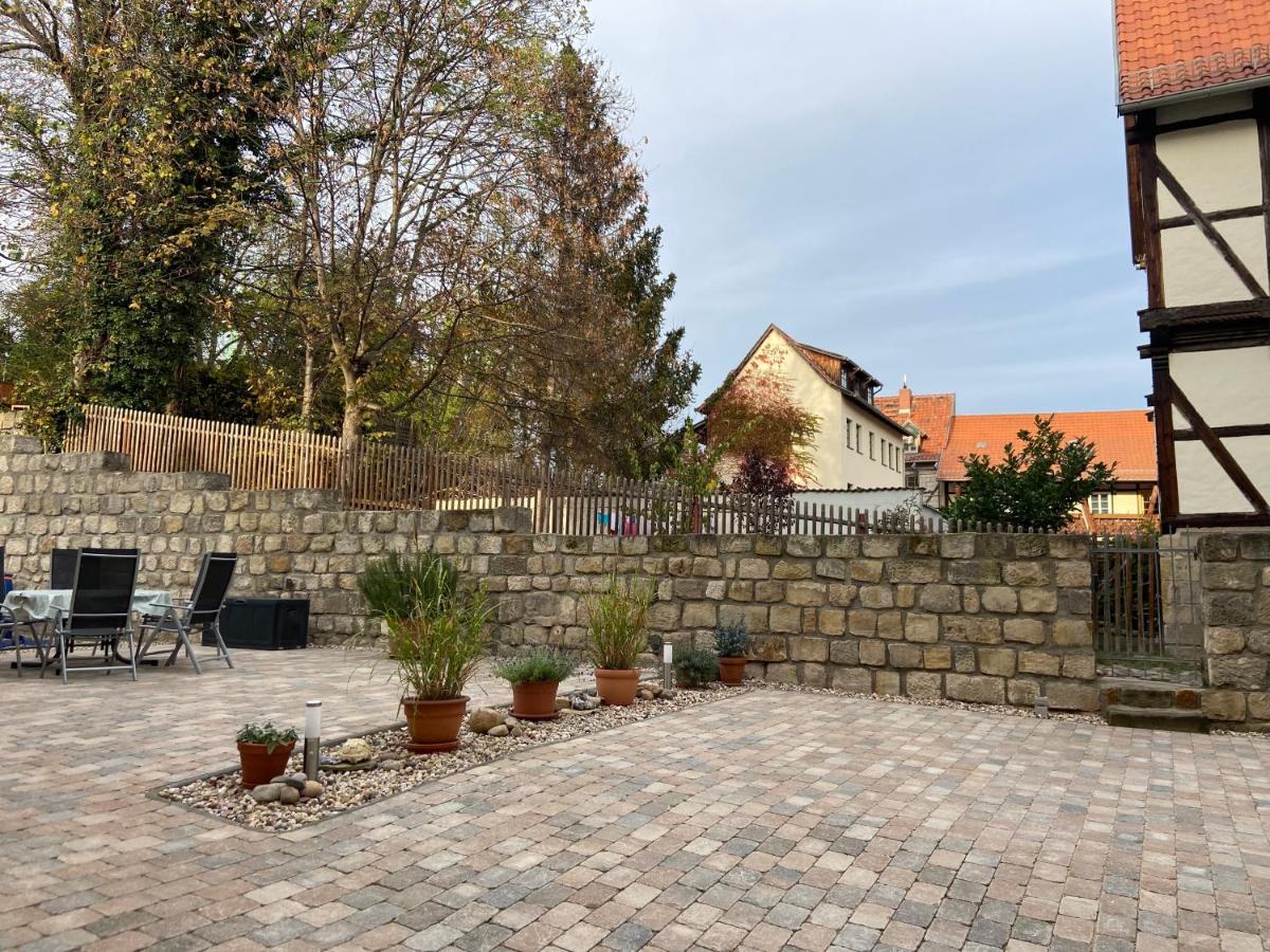 Apartment Am Pulverturm Quedlinburg Exteriör bild