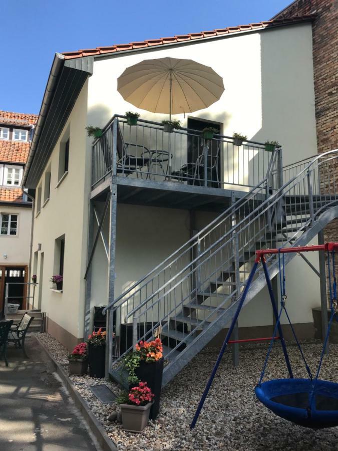 Apartment Am Pulverturm Quedlinburg Exteriör bild